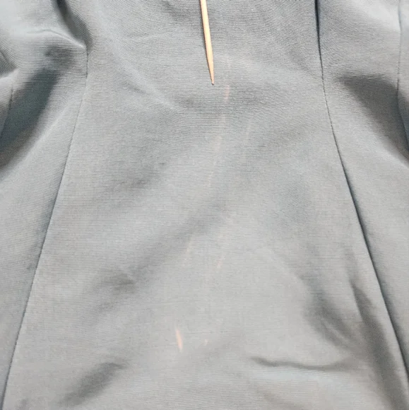 Vintage 1950s Elegant Blue Swing Midi Dress - Picture 6 of 6